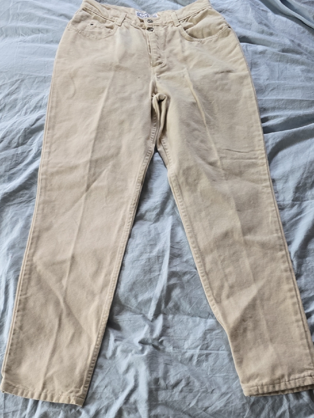 Vintage! Straight Leg Women's Jeans in Beige